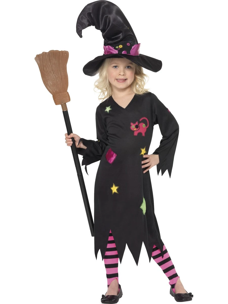 Smiffys Kids Witch Costume 6 Smiffys Kids Witch Costume - Image 4