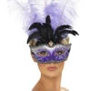 Smiffys Colombina Eyemask Purple -Cosplay Equipment Store 39045