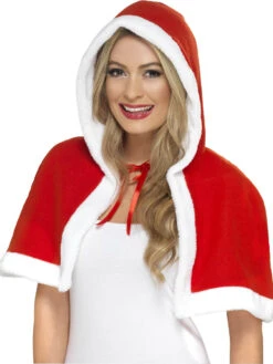 Smiffys Santa Ladies Cape