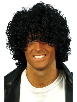Smiffys Afro Wet Look Wig