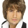Smiffys Brown Boy Band Wig Mens -Cosplay Equipment Store 42069