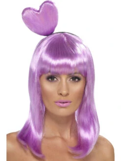 Smiffys Lilac Katy Perry Wig And Headband