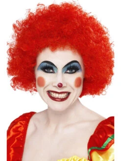 Smiffys Crazy Clown Wig Red