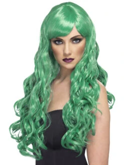 Smiffys Green Glamour Wig