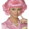 Smiffys Frenchy Pink Wig Grease