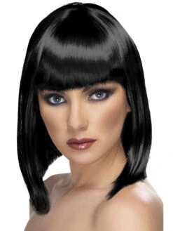 Smiffys Black Glam Wig
