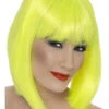 Smiffys Neon Yellow Glamour Wig -Cosplay Equipment Store 42143