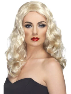 Smiffys Curly Blonde Glamour Wig