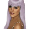 Smiffys Glamourama Long Lilac Wig -Cosplay Equipment Store 42156