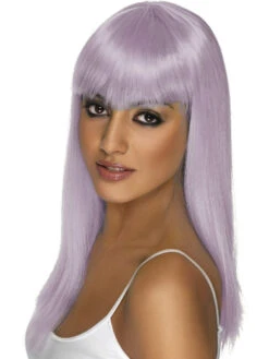 Smiffys Glamourama Long Lilac Wig