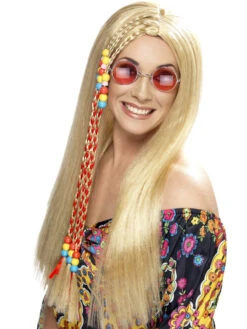 Smiffys Hippie Party Wig Blonde