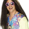 Smiffys Frazzle Hippie Wig Brown -Cosplay Equipment Store 42186