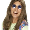 Smiffys Neil Hippie Wig Brown -Cosplay Equipment Store 42217