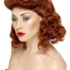 Smiffys Auburn Pin Up Girl Wig -Cosplay Equipment Store 42223 6b1a2910 ae1c 410b 8dac dd7045a64007
