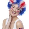 Smiffys Union Jack Afro Wig -Cosplay Equipment Store 42346