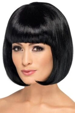 Smiffys Black Partyrama Bob Wig