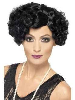 Smiffys 20s Flirty Black Flapper Wig