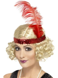 Smiffys Charleston Wig Blonde With Headband