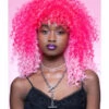 Smiffys Manic Panic® Pink Passion Ombre Curl Girl Wig -Cosplay Equipment Store 51646