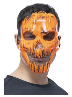 Smiffys Pumpkin Mask, On Elastic