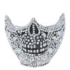 Smiffys Deluxe Crystal Skull Half Face Mask