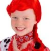 Smiffys Cowgirl Plait Wig Red -Cosplay Equipment Store 53125