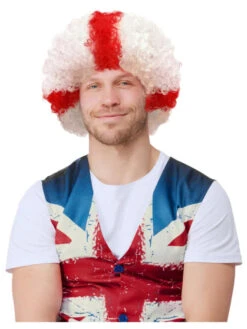 Smiffys England Afro Wig