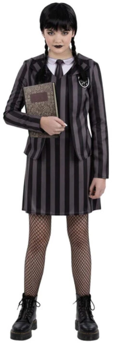 Smiffys Kids Gothic School Uniform Costume -Cosplay Equipment Store 54065 single
