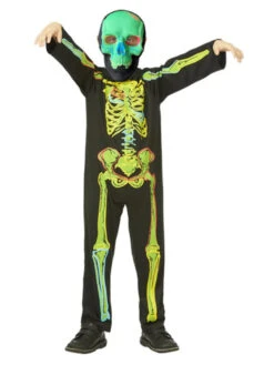 Smiffys Neon Glow In The Dark Skeleton -Cosplay Equipment Store 56431 1