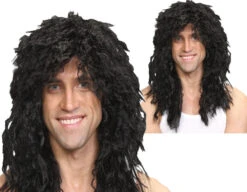 Wicked Rockstar Wig Black