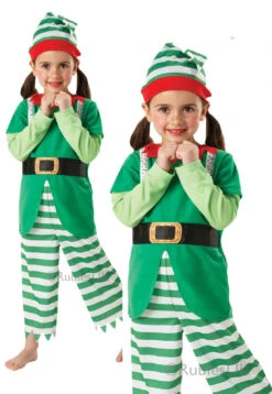 Girls Helpful Elf Costume