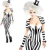 Ladies Beetlejuice Corset Costume