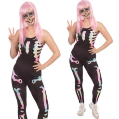 Skeleton Black Jumpsuit (Medium)