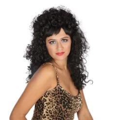 Curly Wig -Cosplay Equipment Store black curly wig