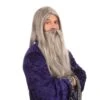 Wizard Wig & Beard Long Grey (Bagged) -Cosplay Equipment Store bw909