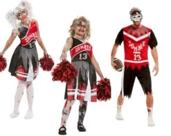 Smiffys Zombie American Footballer & Cheerleader