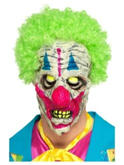 Smiffys UV Black Light Clown Mask