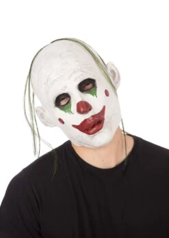 Realistic Clown With Hair Mask