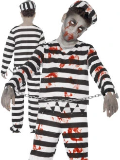 Smiffys Zombie Convict Costume Boys