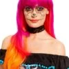 Smiffys Day Of The Dead Wig -Cosplay Equipment Store day of trhe dead wig