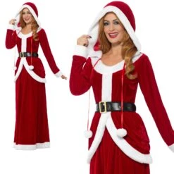Smiffys Deluxe Ladies Santa Costume