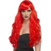 Smiffys Long Red Desire Wig -Cosplay Equipment Store desire wig red