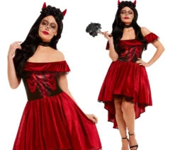 Smiffys Day Of The Dead Devil Costume