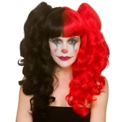 Wicked Red & Black Bunches Cosplay Wig