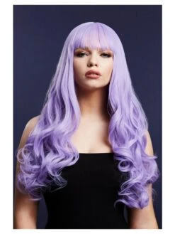 Smiffys Fever Gigi Wig, Violet