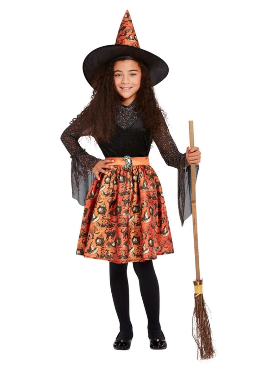 Smiffys Kids Witch Costume 14 Smiffys Kids Witch Costume - Image 12