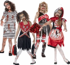 Smiffys Zombie Girls Costume -Cosplay Equipment Store girls zombies
