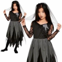 Smiffys Grave Yard Bride Black