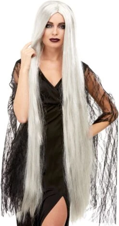 Smiffys Halloween Wig Grey