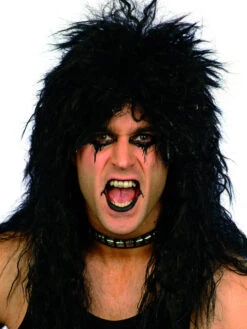 Smiffys 80s Hard Rocker Wig Black